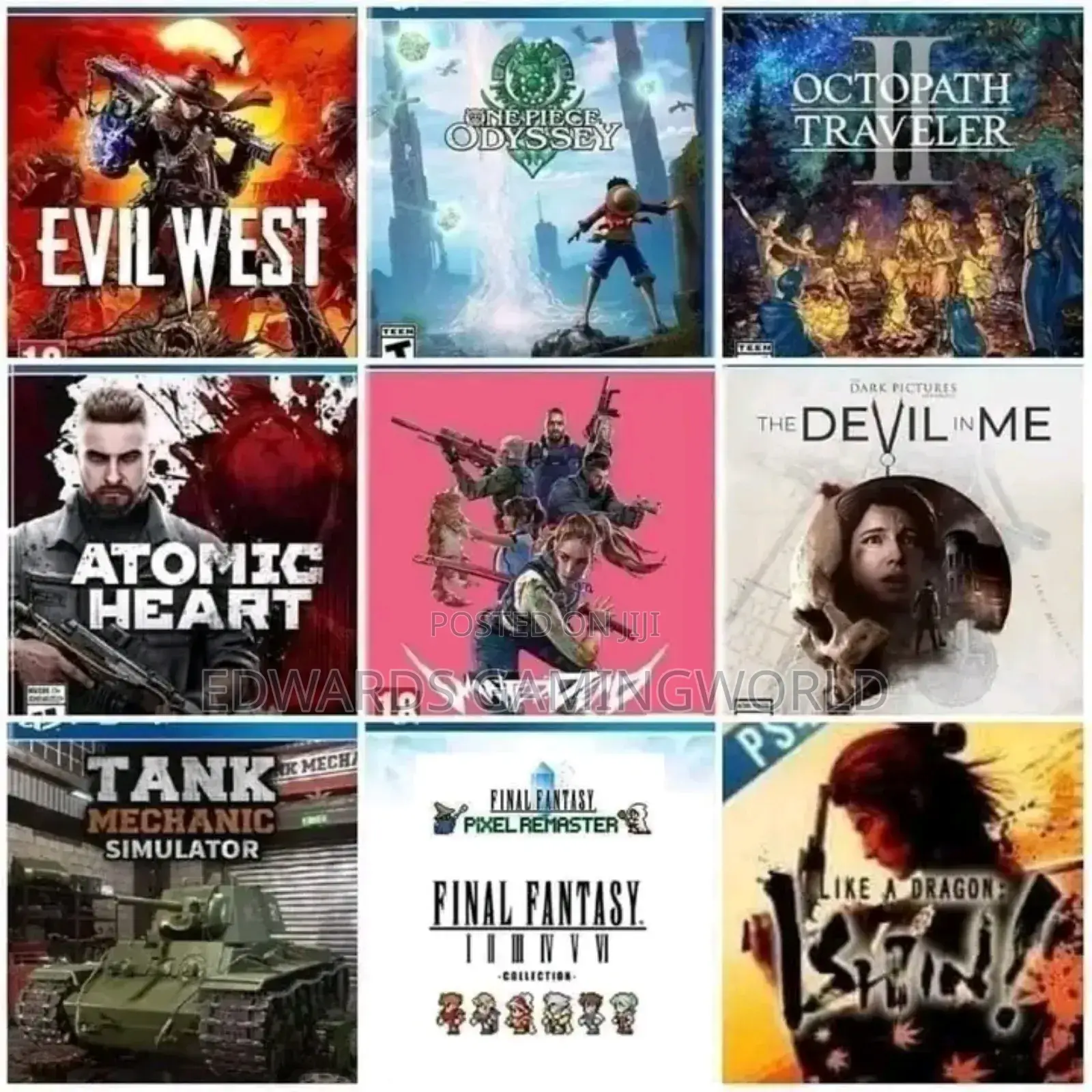 Playstation 3 and 4 Games
