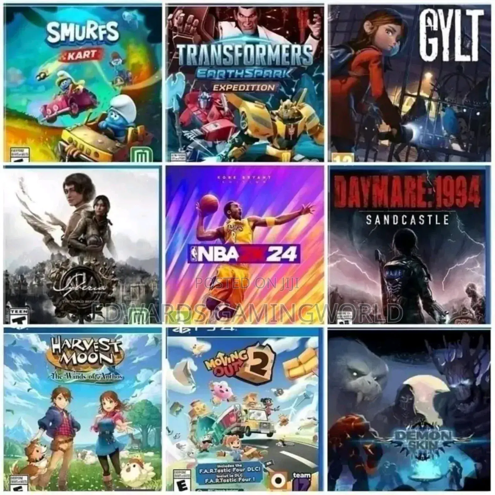 Playstation 3 and 4 Games