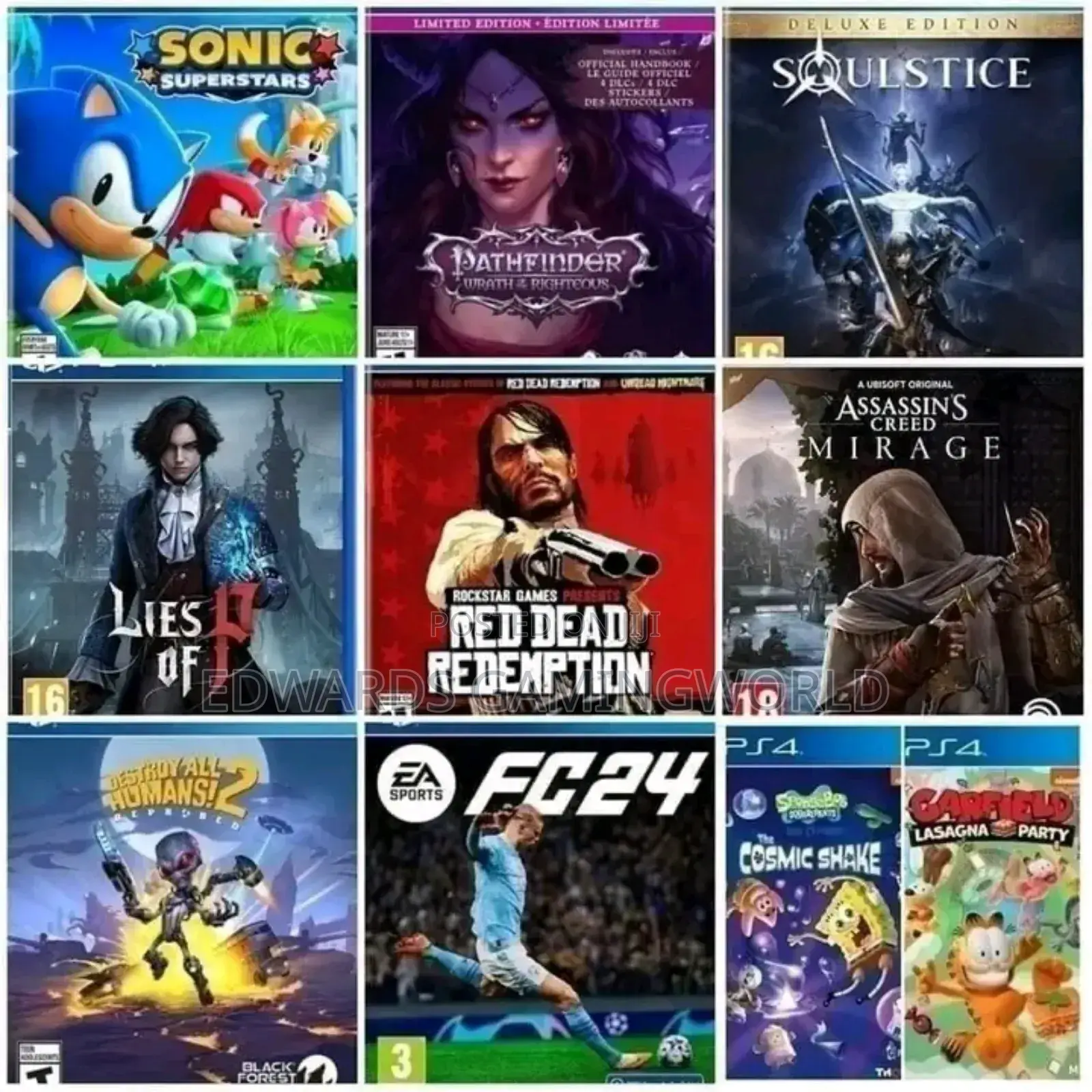 Playstation 3 and 4 Games
