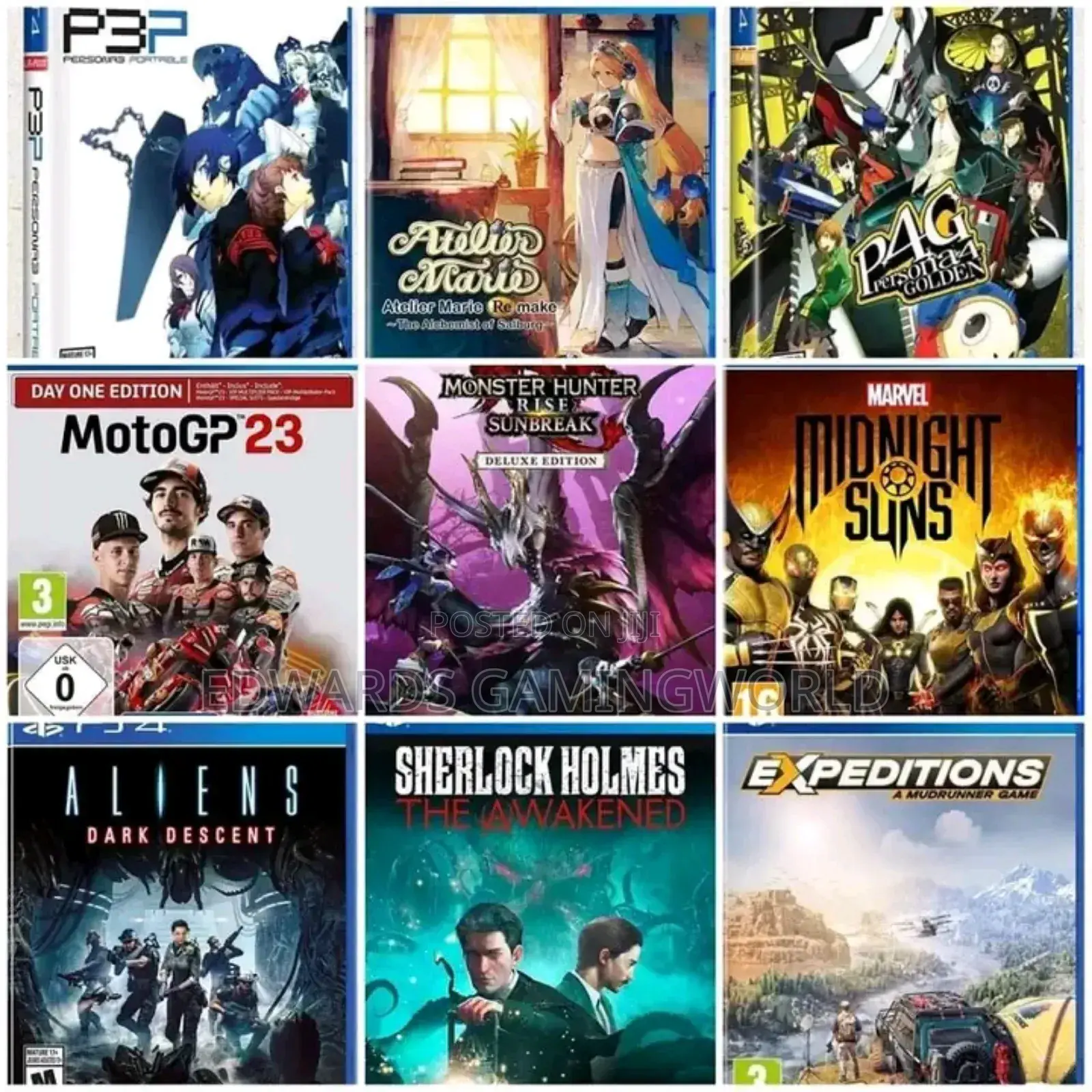 Playstation 3 and 4 Games