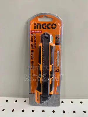 Snap-Off Blade Knife 18x100mm + 3 Blades - Hkns28035