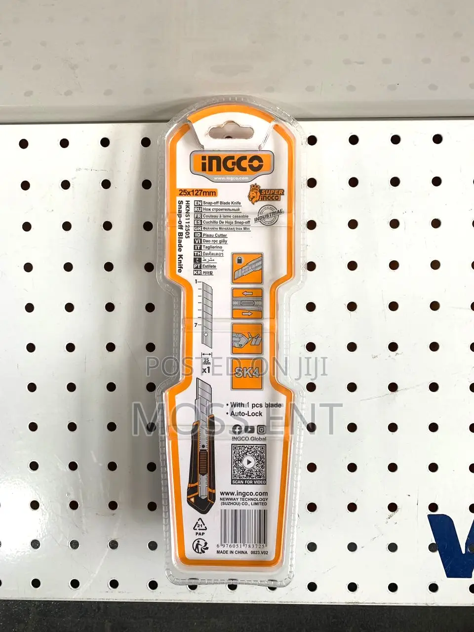 Snap-Off Blade Knife 25x127mm - Hkns112505