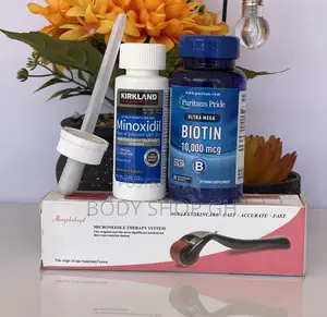 Beard and Hairline Growth Set- Kirkland Minoxidil + Biotin