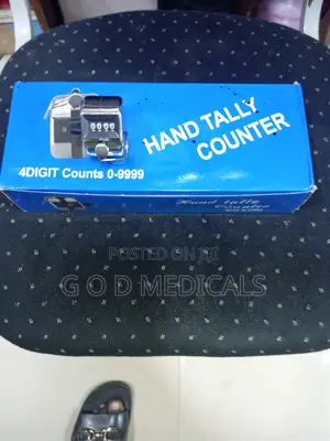 Hand Tally Counter (4 Digit Counts 0-9999)