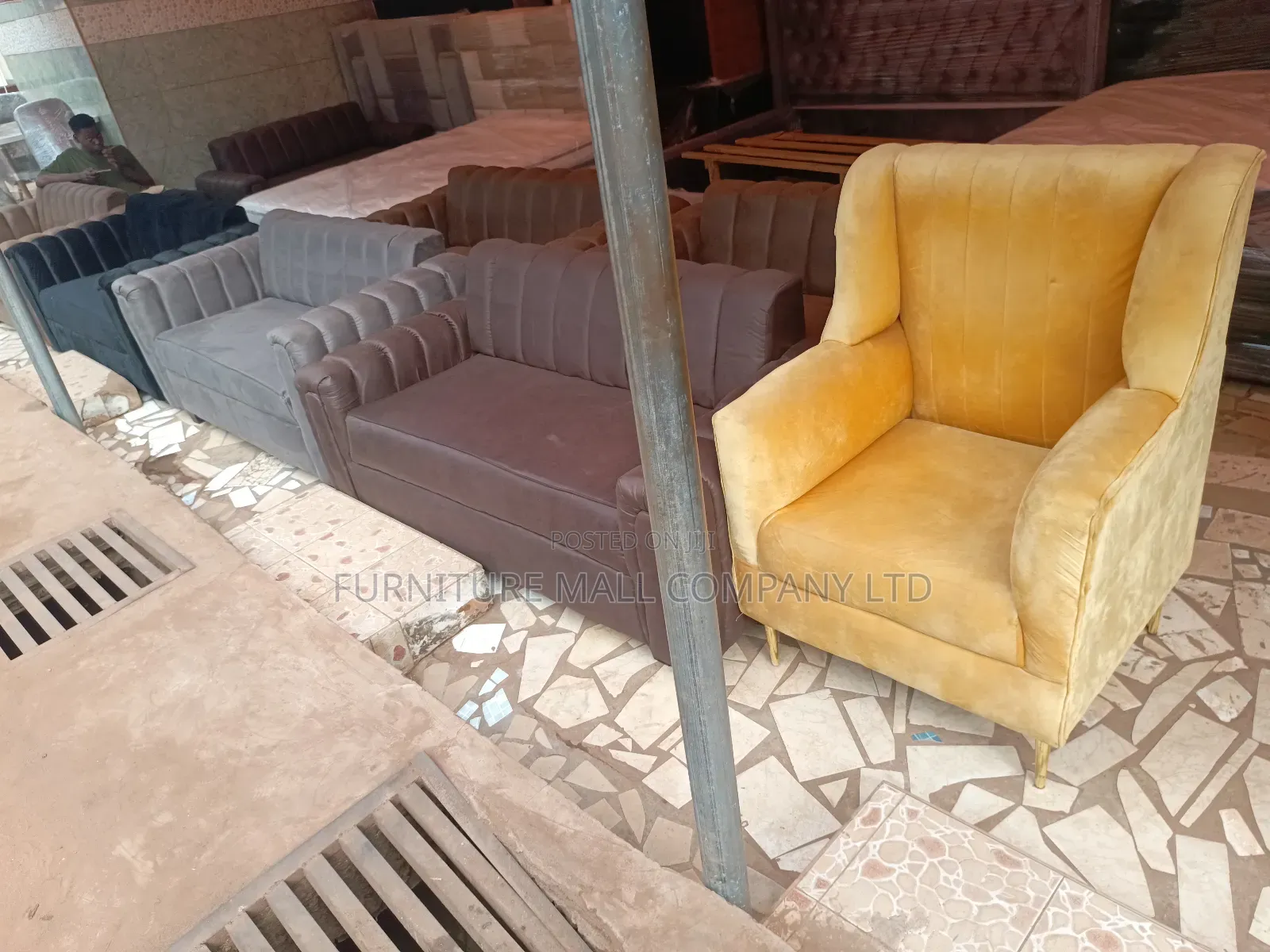 New Single With 2in1 Sofa Available as Seen. Free Deliv