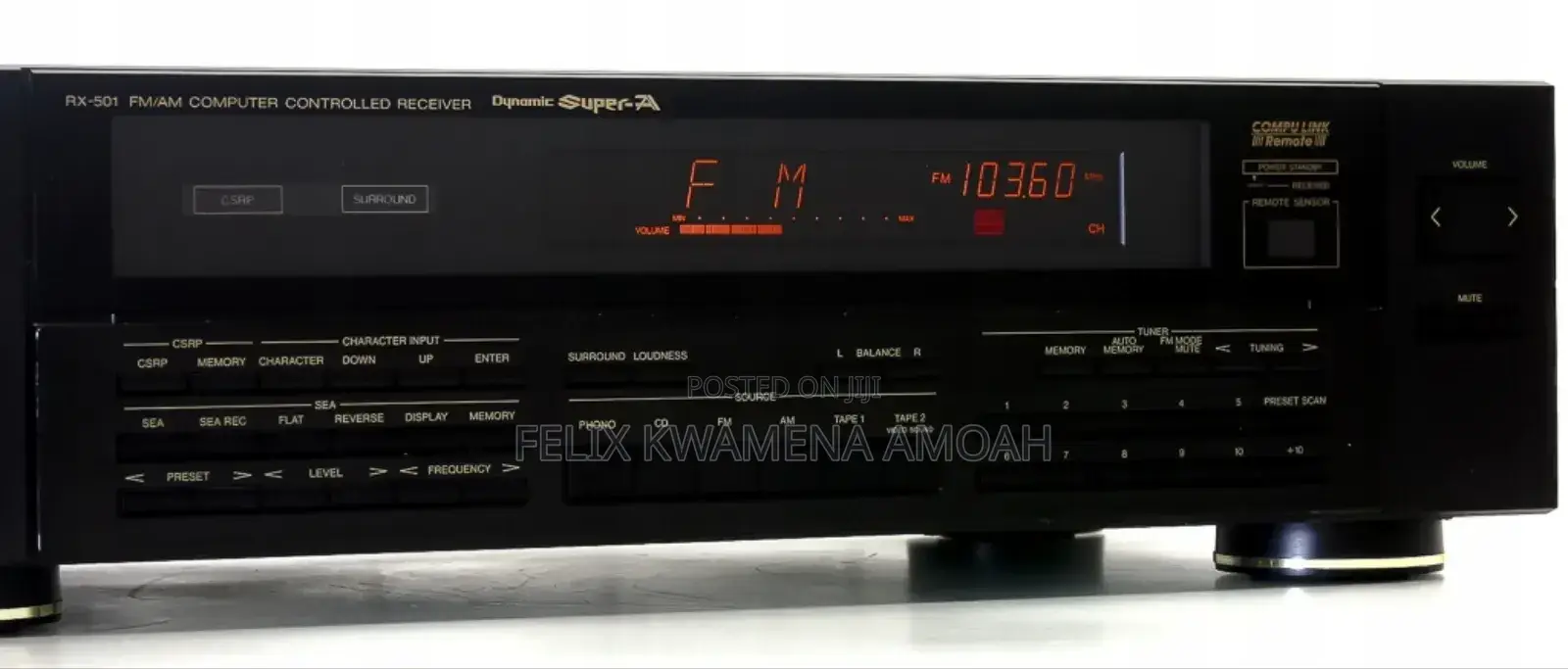 JVC Rx-501 Tuner Amplifier Stereo Receiver