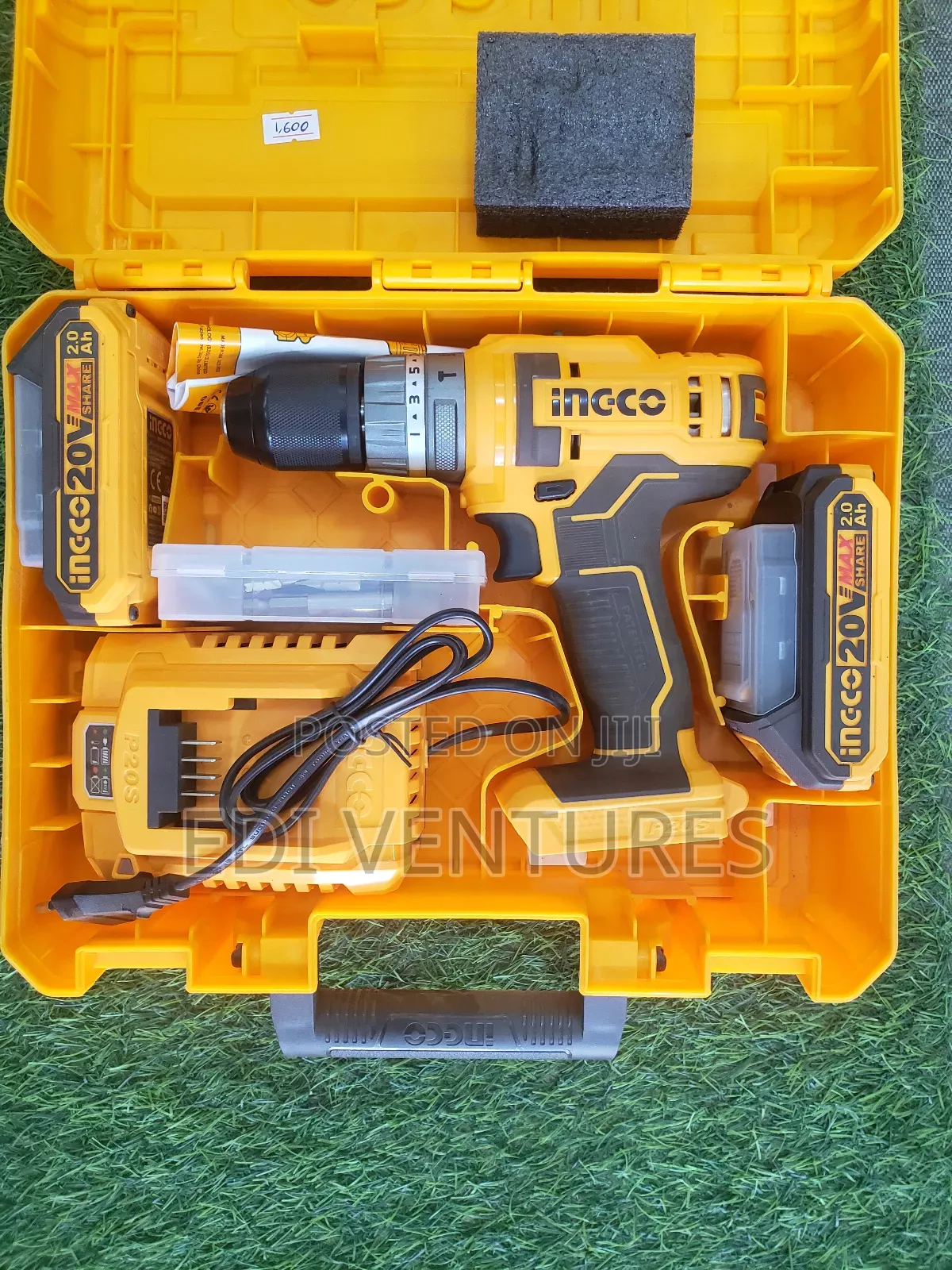 INGCO CORDLESS Impact Drill 20V 2 Batteries - CIDLI201452
