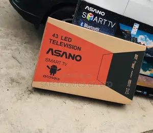 (Black) Asano 43 Inch Smart Original New Led Tv 