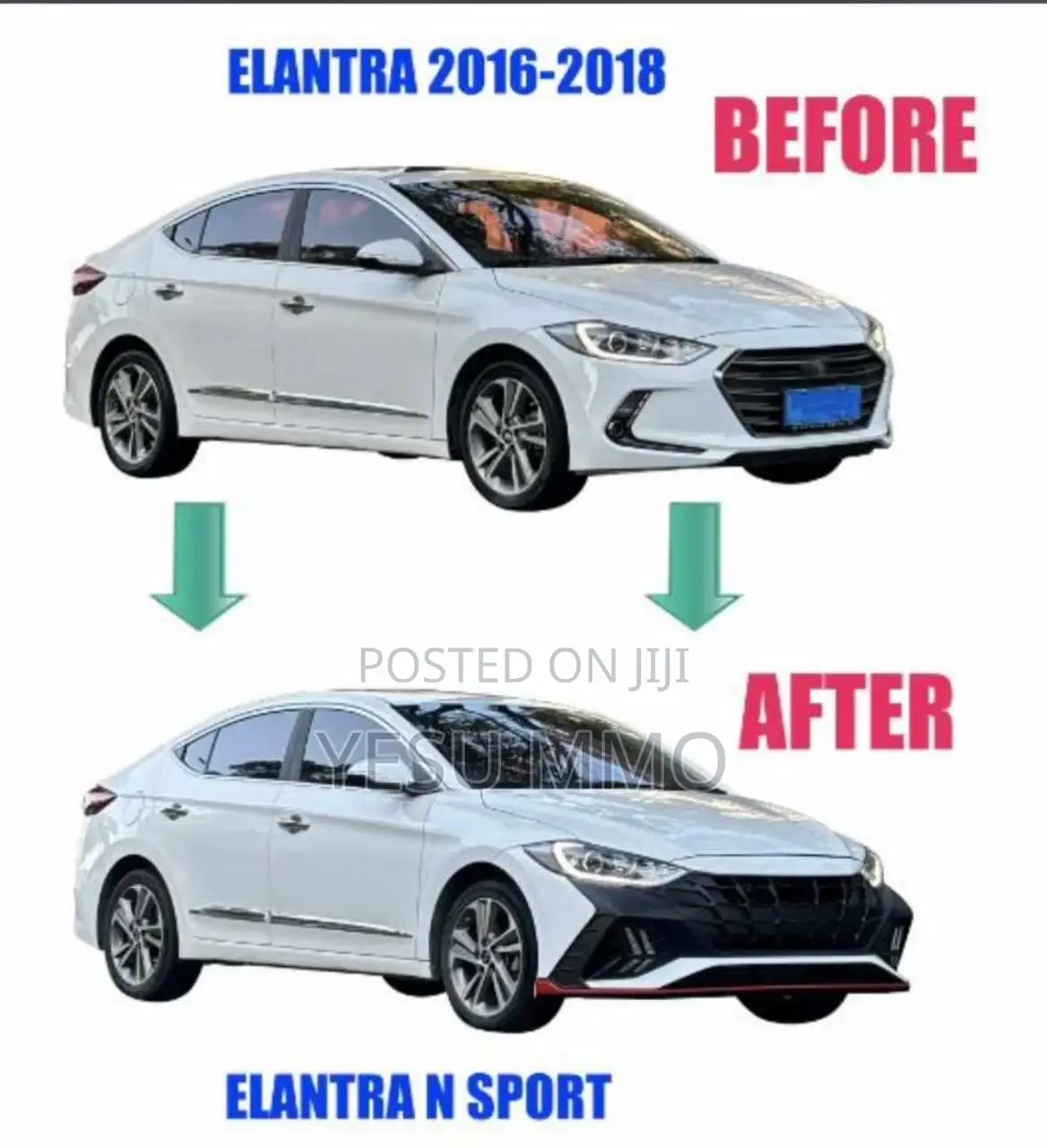 Hyundai Elantra Sports 16-18 Bumper