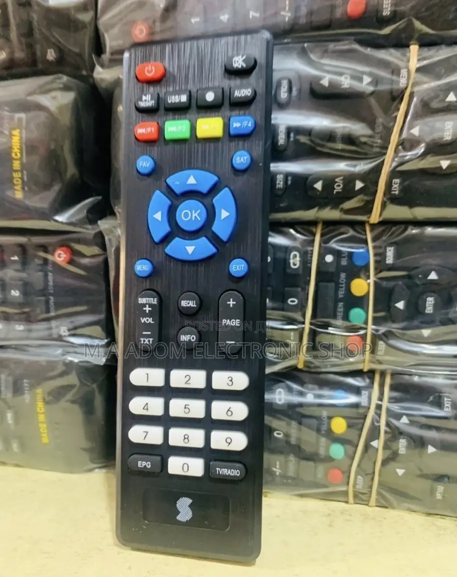 Quality Strong Decoder Remote Control(Black).