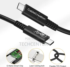 Cablecreation Thunderbolt/Usb4 Cable 40gbps 100W