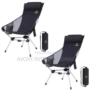 Nice C Ultralight High Back Folding Camping Chair, 2 Pieces