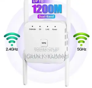 1200mbps Wifi Repeater 2.4g 5ghz Wifi Signal Amplifier Extnd