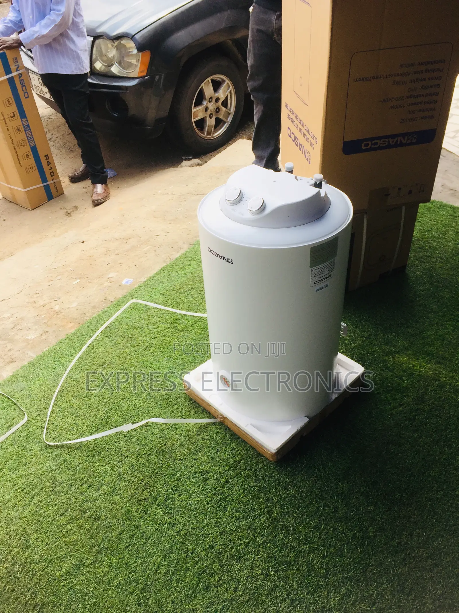 New Sleek White Water Heater Nasco 50L