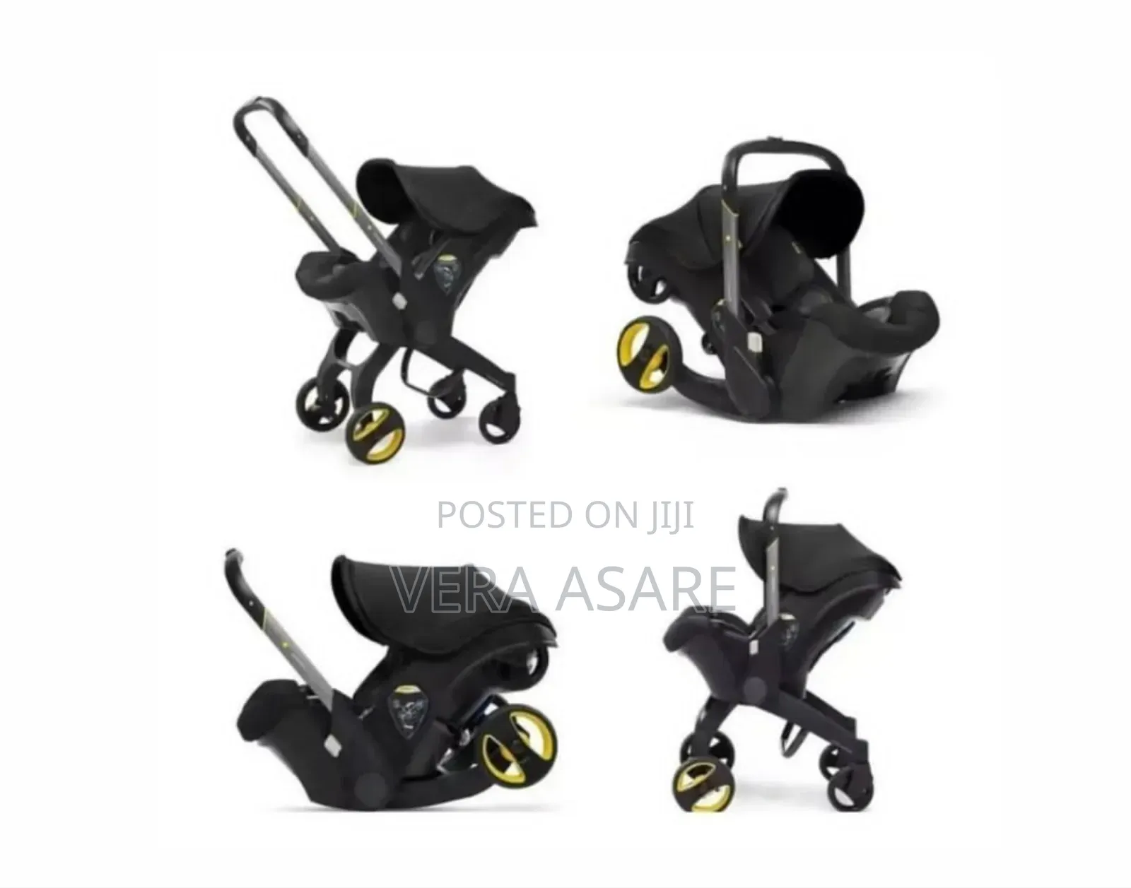 Baby Car Seat, Carrier Cot, Stroller 4in1