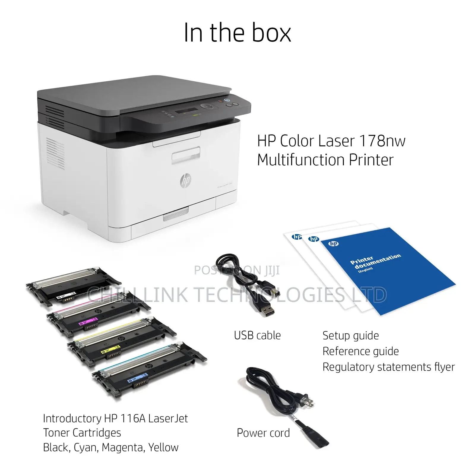 HP Color Laser MFP 178nw Printer, Print,Scan,Copy ,Network