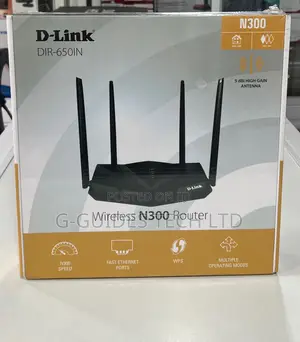 D-Link Wireless N300 High-Performance Router (DIR-650IN)