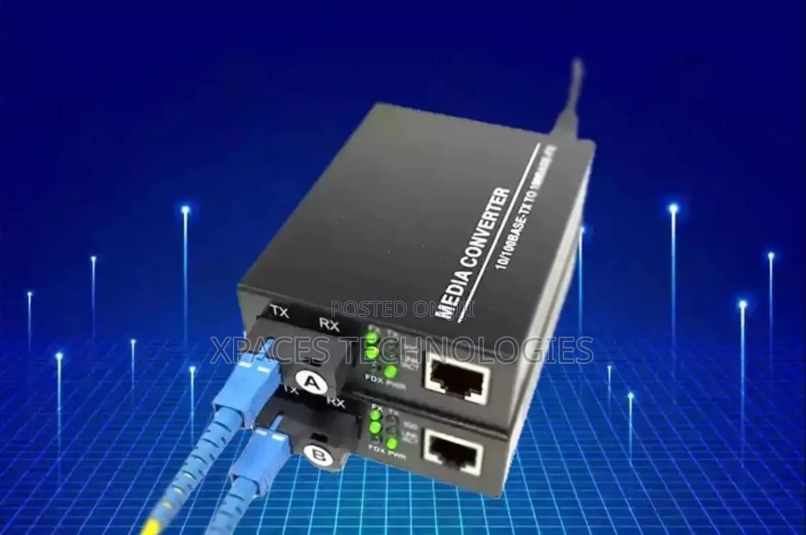 Fiber Media Converter Single Mode Gigabit a/B 10/100/1000