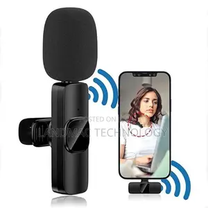Dual Wireless Microphone for iPhone Android +