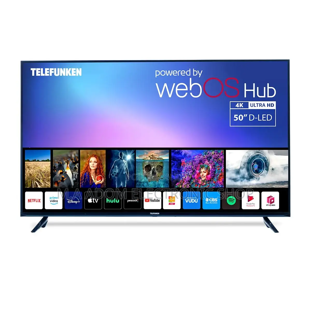 Sunny Walk 50” Uhd Smart Bluetooth Wife Led Frameless Tv