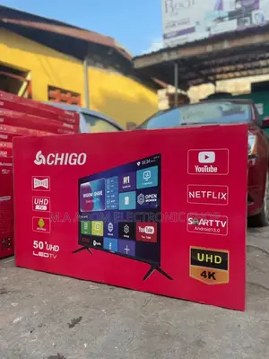 Chigo 50” Uhd Smart Android Wi-Fi Youtube Netflix Tv