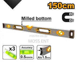 Spirit Level With Powerful Magnets 150cm - Hsl38150m
