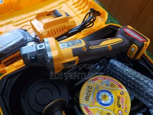Ingco Cordless Angle Grinder With Variable Speed Control