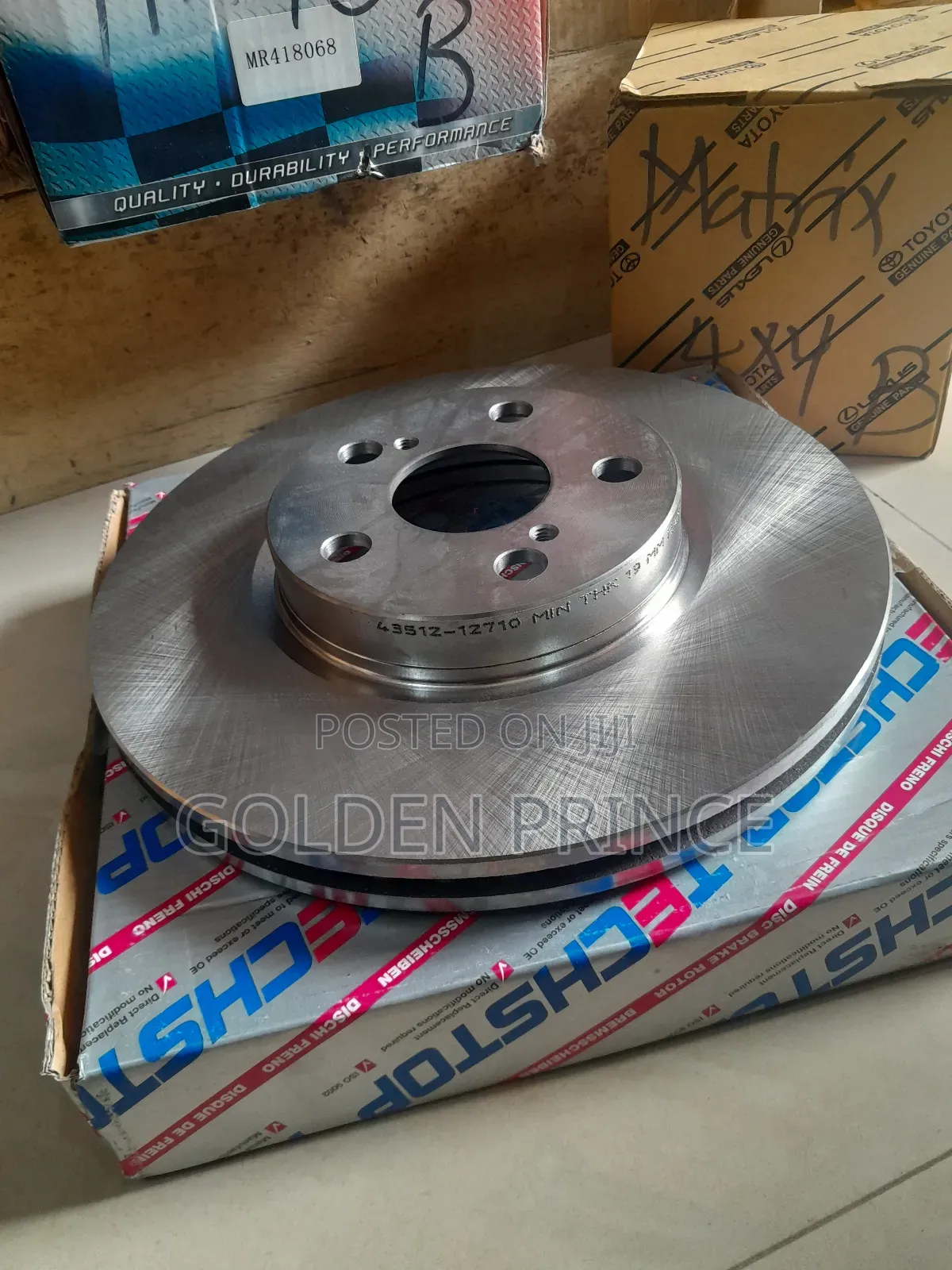 Corolla 2015-2017 Front Brake Disc (2pcs)
