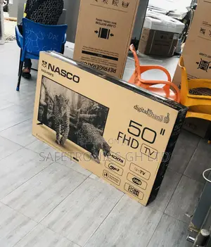 Nasco Digital Black Led 50 Inch Satellite Television