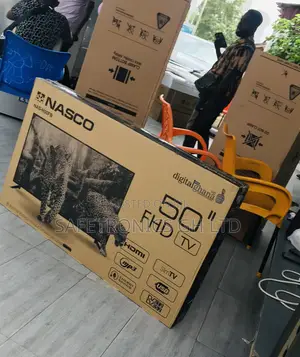 Neat New Black 50 Inch Digital Nasco Satellite Led Tv