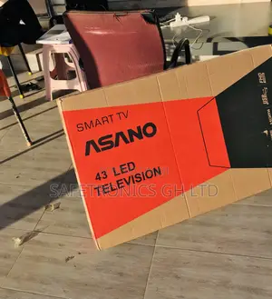 Original Asano 43 Inch Led Smart Black Tv