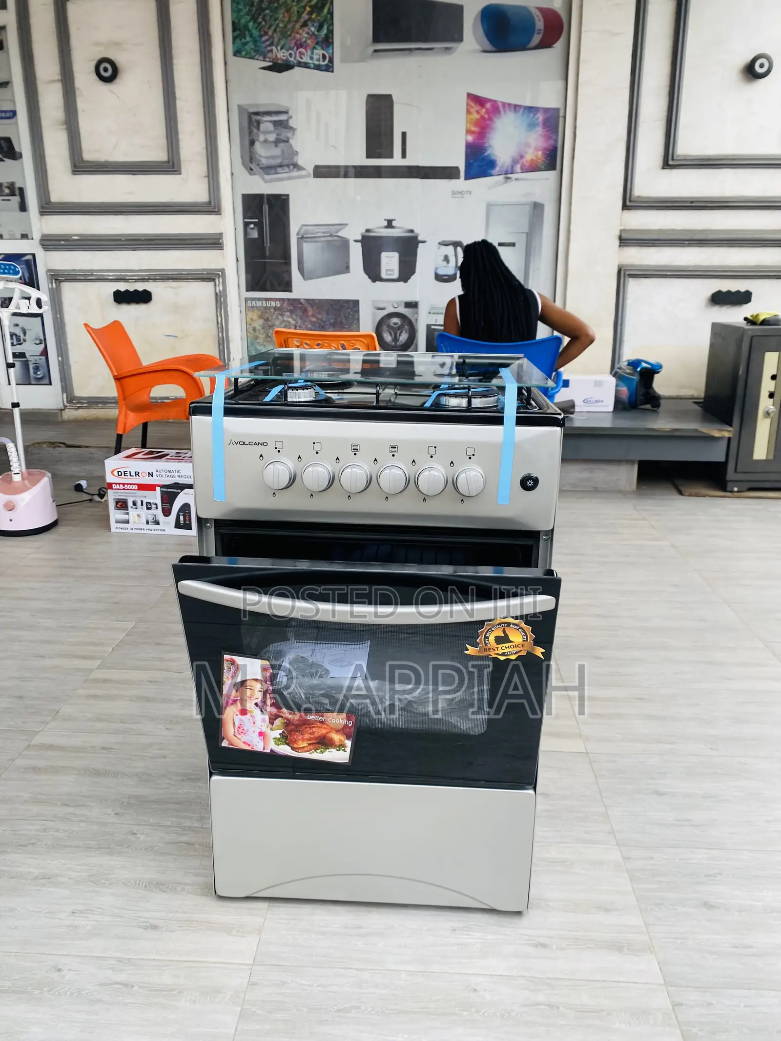 Check Out Original Volcano 50x50 4 Gas Burner With Oven.