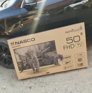Nasco 50 Inch FHD Digital Satellite Television.
