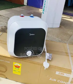 Check Out Midea 15ltrs Electric Water Heater(Black/White).