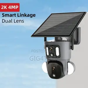 Wireless 4mp Dual Lens Camera Solar Camera