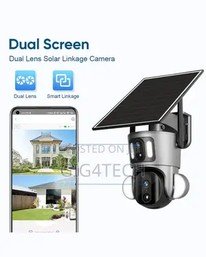 Wireless 4mp Dual Lens Camera Solar Camera