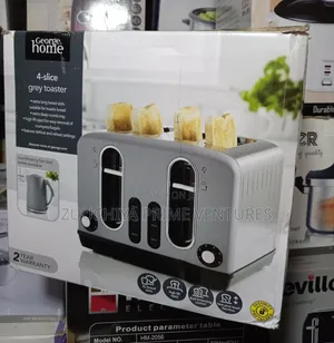 4 Slice George Home Red Toaster From Uk 