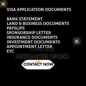 Property Documents and Bank Statement for Visa Application