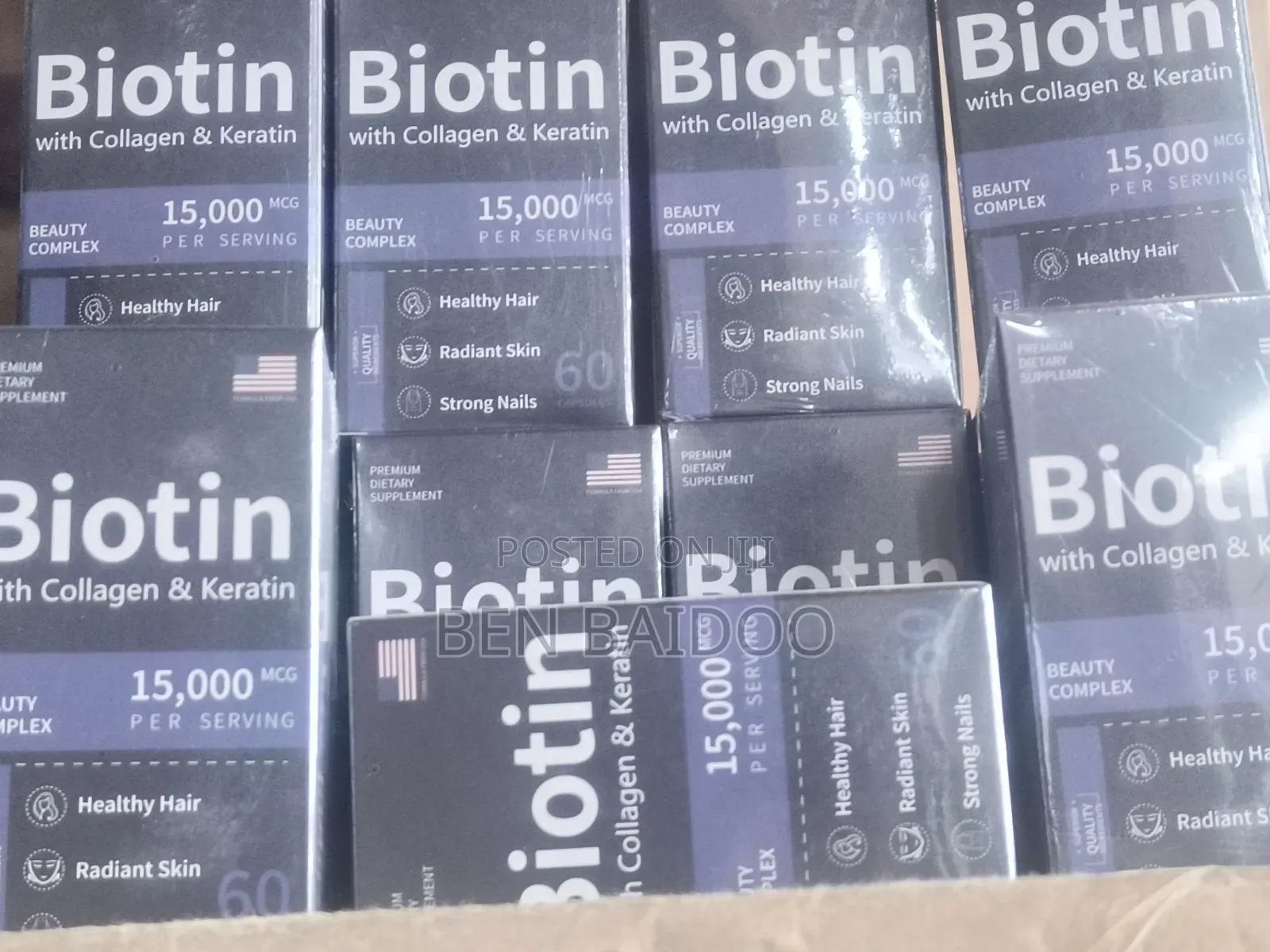Biotin Supplements(Healthy Hair, Radiant Skin)