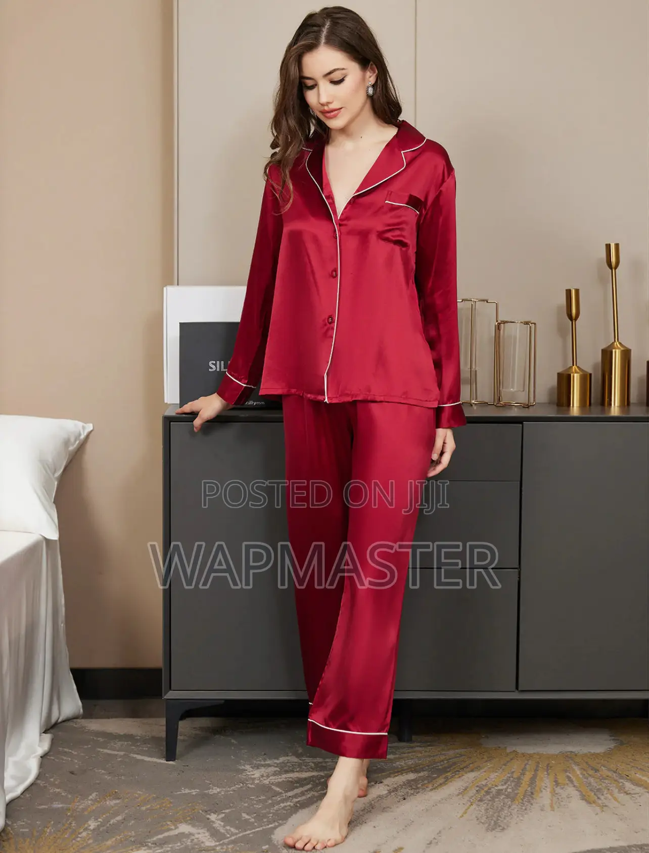 100% Pure SILK 2pcs Pajamas Sleep or Lounge Wear