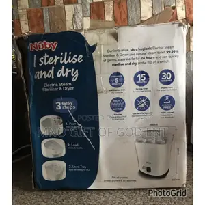 Nuby I Sterilize and Dry Electric Steam Sterilizer and Dryer