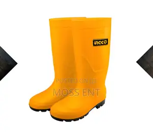 Yellow Rain Boots With Steel Cap 44 - Ssh092sb.44