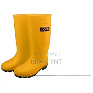 Yellow Rain Boots 45 With Steel Cap - Ssh092sb.45
