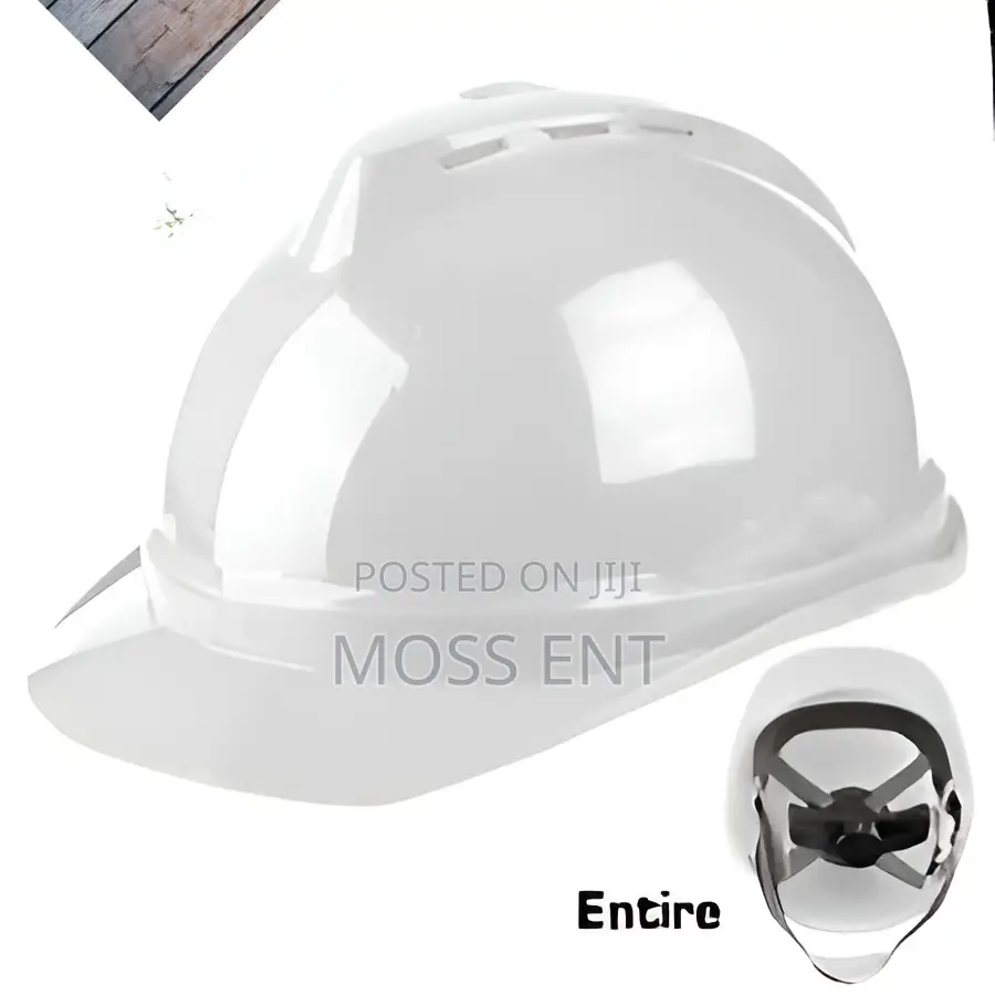 Safety Helmet - White - Ind - Hsh202