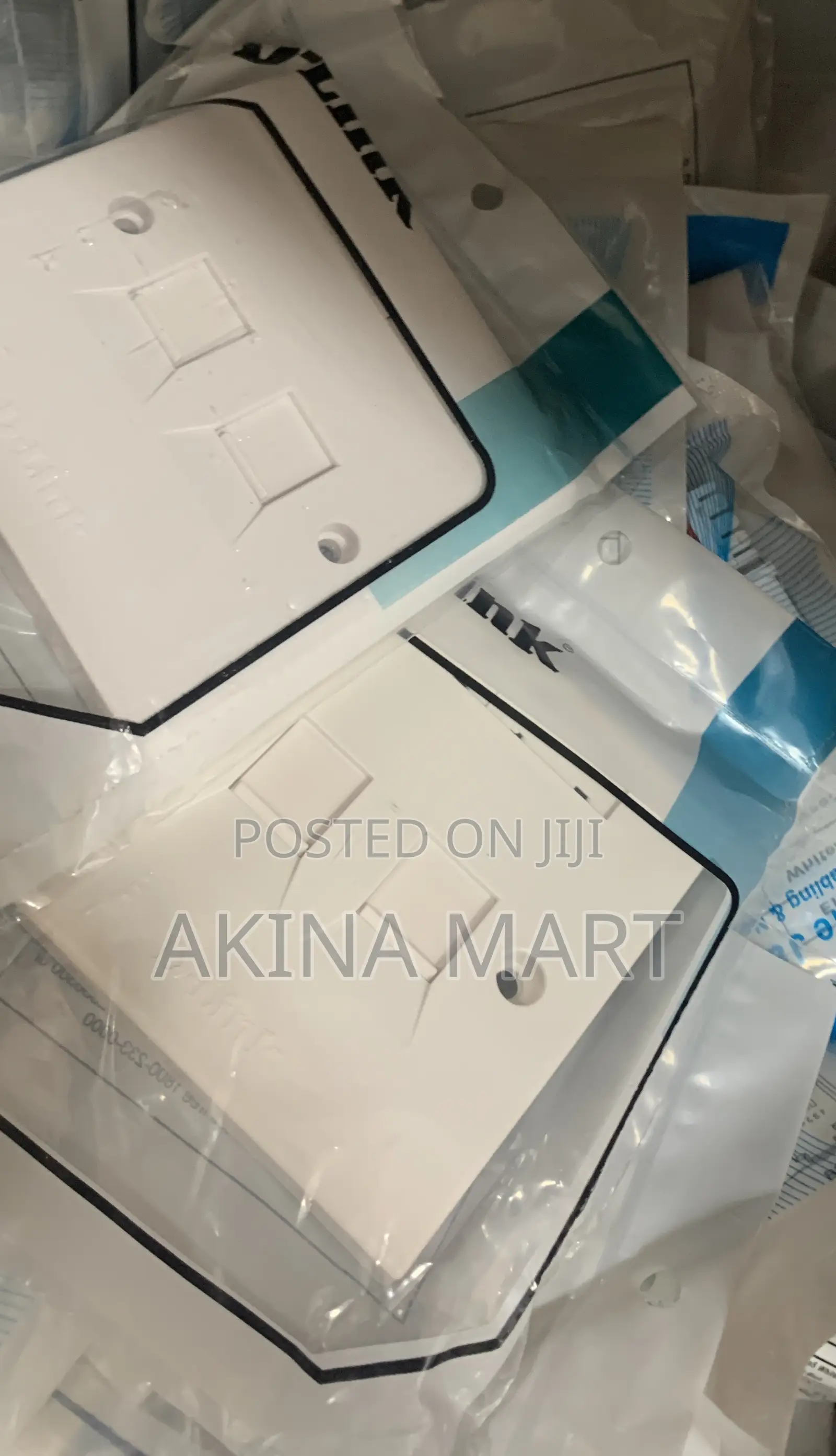 D-Link Double Face With Keystone Jack 2 Faceplate