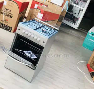(Gray) Volcano Oven-Grill 4 Gas Ignition 50by50