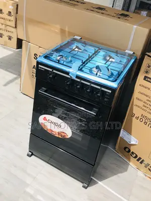  60by60 Oven/Grill 4 Gas Burner Chigo Black 