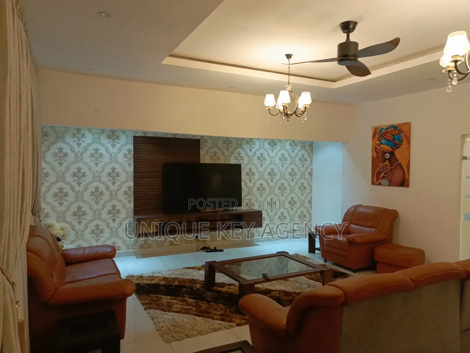 Furnished 3bdrm Apartment in Unique Key Agency, American House