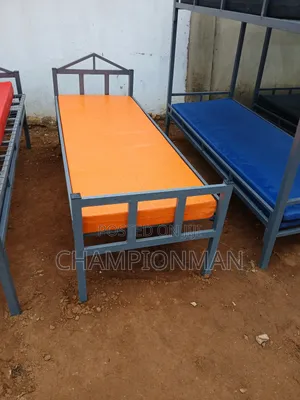Student Metal Bed With Mattress