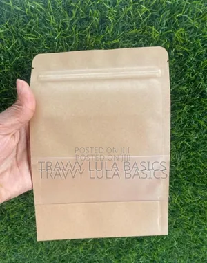Brown Craft Pouch Small Window